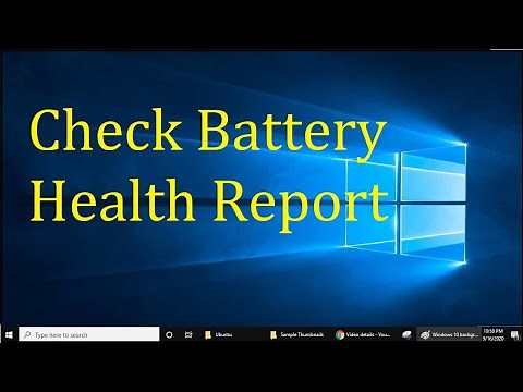 How to check Battery Health in Windows 10 (2022)