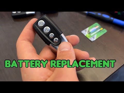Car Alarm Remote Control Battery Replacement