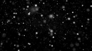 Snow Falling in Black Background