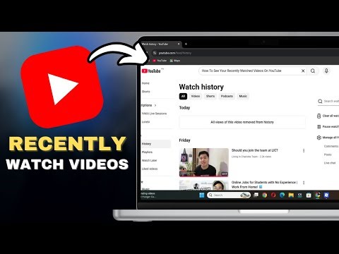 How To See Your Recently Watched Videos On YouTube in SECONDS!