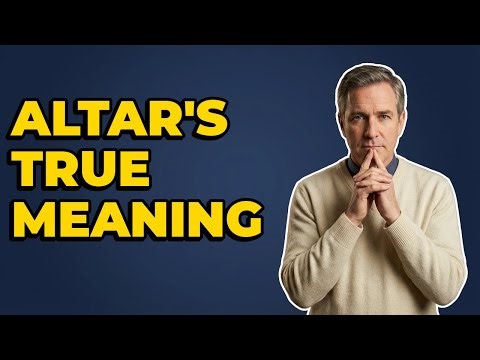 What Is The Altar's Role In The Sacred Space?