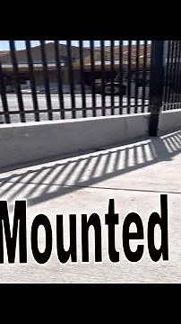 DIY How to Install Wrought Iron Fence Posts On a Concrete Wall