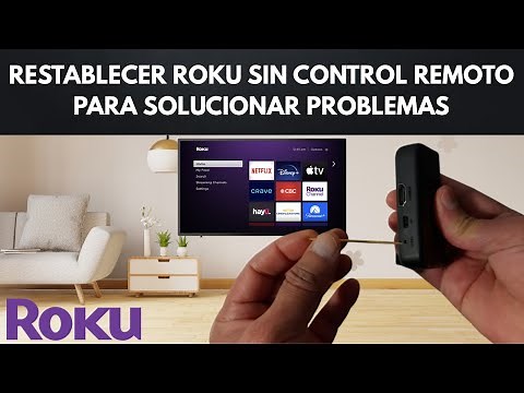ROKU: Pantalla negra, congelada o no responde: reinicia tu Roku sin control remoto