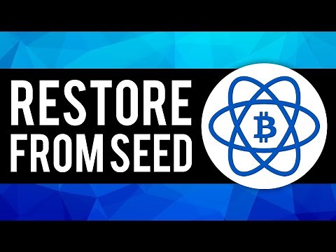 How To Restore Electrum Wallet From Seed (12 Word Phrase)