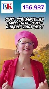 Sais-tu 👉 compter en français jusqu’à 1 million ? 🇫🇷✨ (Centaines, milliers et plus)
