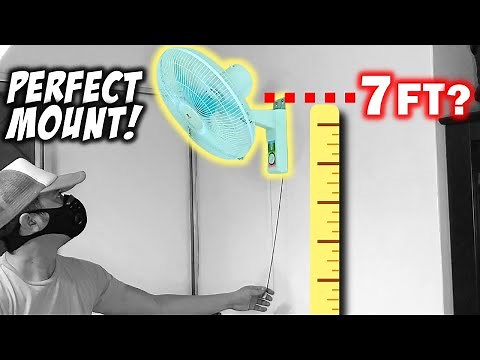 The PERFECT Wall Fan Setup – Height Matters!