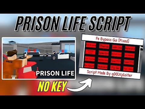 [BEST⭐] Prison Life Fe Script | Working with Luna |