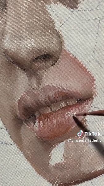 Anne Hathaway Oil Painting Practice on 8.3 x 11.7 Inches Canvas Pad