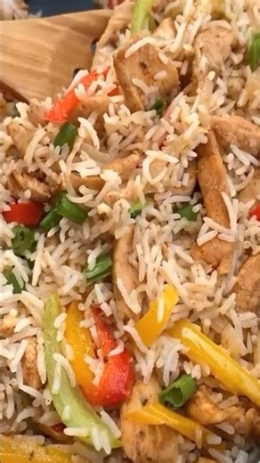 Delicious Chicken Fajita Rice Recipe | Flavorful One-Pan Dish | Kids Lunch Box