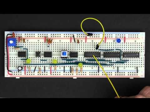 Clock logic - 8-bit computer clock - part 4