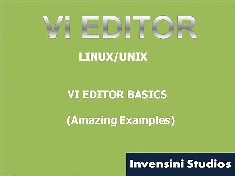 Learn Vi Editor Basics in 20 minutes