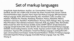 Markup languages: contemplated, categorized, and criticized