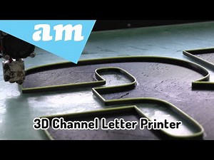 3D Channel Letter Printer Review, Dual Colour 3D Printing for Easy LED Channel Letter Making
