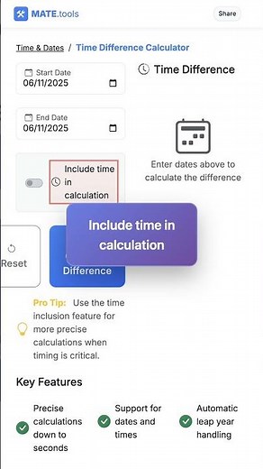 Time Difference Calculator for FREE #Shorts