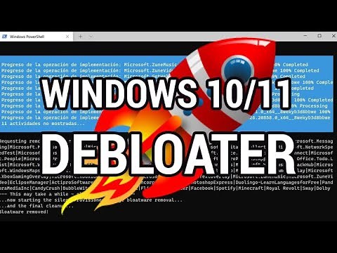 Windows10Debloater, haz que tu Windows 10 u 11 vuele www.informaticovitoria.com