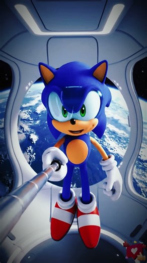 Sonic Goes to Space with SpaceX #sonic #sonicshorts #sonic3
