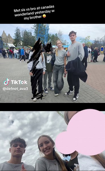 Meeting Sis vs Bro at Canada's Wonderland