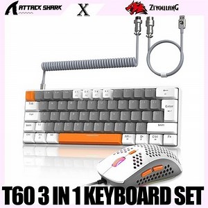 ZIYOU LANG T60 Wired Gaming Keyboard and Mouse Mechanical USB C UK Layout | eBay UK