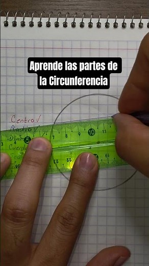 Aprende las partes de la Circunferencia👏👌