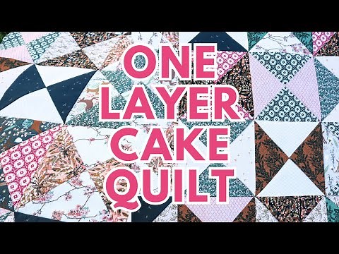 Free Layer Cake Quilt Pattern | No Background Fabric Needed!