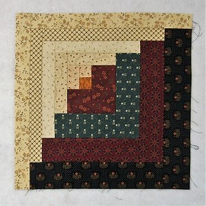Free Uneven Log Cabin Quilt Block Pattern