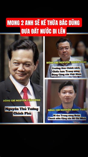 GIA ĐÌNH NGUYÊN THỦ TƯỚNG NGUYỄN TẤN DŨNG HẾT MÌNH VÌ ĐẤT NƯỚC