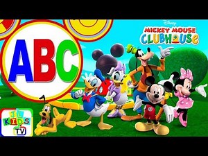 Learn Alphabet for Kids Toddlers Children | ABC Alphabet with Mickey Mouse Clubhouse