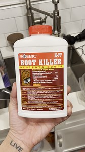 Watch Roebic K-77 Root Killer for Sewer Septic Systems Clears Pipe on Amazon Live