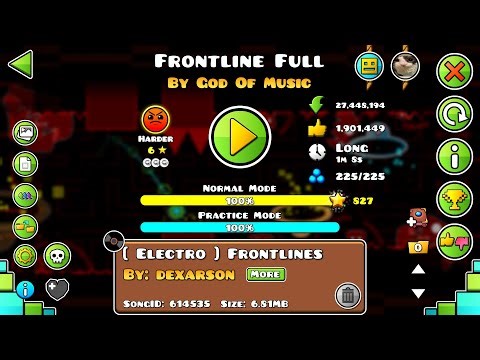 geometry dash-"frontline full" by god of music | inzanezaab