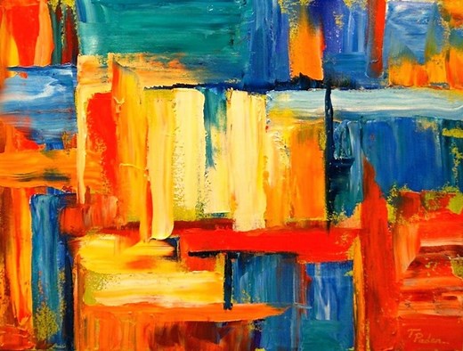 40 Easy Abstract Painting Ideas For Beginners - Greenorc
