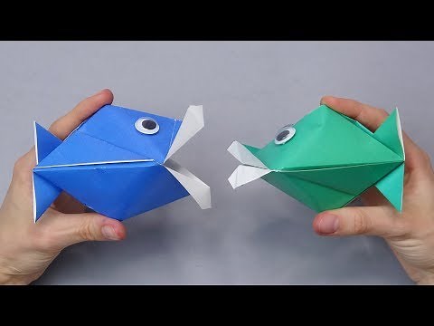 DIY Moving Paper FISH Easy Paper Crafts