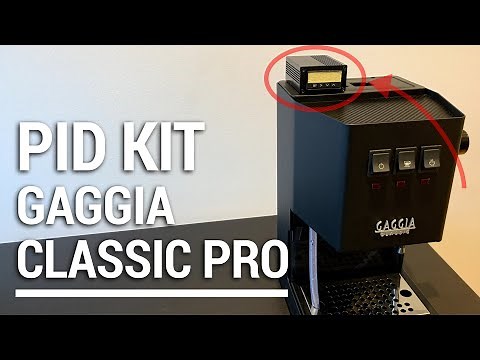Gaggia Classic Pro PID kit in action | PID controller mod