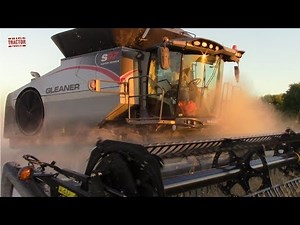 GLEANER S97 Combine Harvesting Soybeans