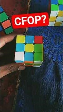 CFOP method 🤔!!! The secret to solve a rubik's cube faster....