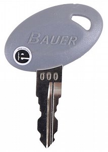 Replacement Key for Bauer RV Lock - 707 - Qty 1 Bauer Products Accessories and Parts BA22ZR
