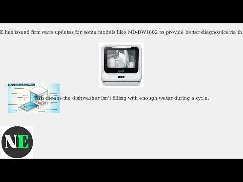 How To Fix COMFEE Dishwasher Error E1 – Meaning, Causes & Recommended Fixes