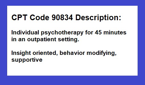 CPT Code 90834: Complete Guide with Reimbursement Rates [2025]