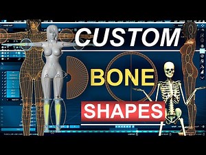 Blender 2.82 : Custom Bone Shapes (In 30 Seconds~!)