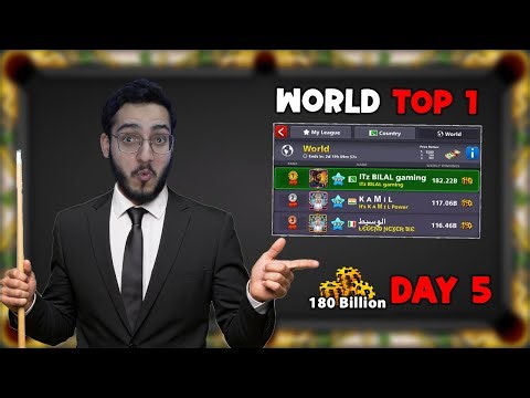 WORLD TOP 1 MISSION (DAY 5) 999 LEVEL 8 BALL POOL 😱‼️