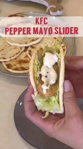 Delicious KFC Pepper Mayo Slider Recipe | Easy & Tasty