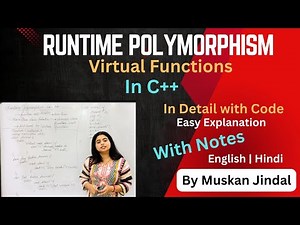 🔥 Runtime Polymorphism in C++ | Virtual Functions Explained with Example | Must Watch for CSStudents