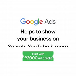 10K views · 1.2K reactions | Google Ads helps to promote your business on YouTube, Search and other relevant websites. Start & get ₱2000 ad credit. | Google Ads | Facebook