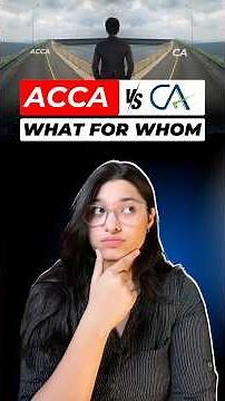 ACCA vs CA: Which Career Path is Right for You? | Avishi Khatri