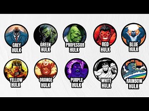 Every Hulk Color and What They Mean in Marvel Comics