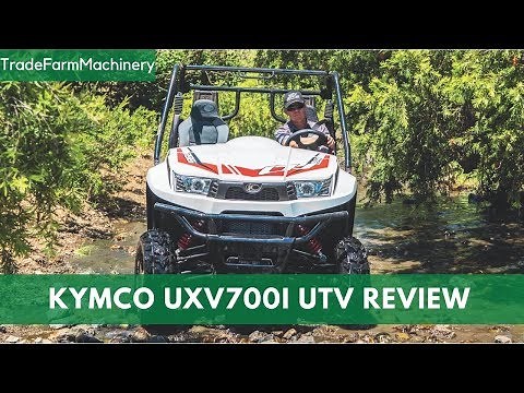 New Kymco UXV700i UTV test review