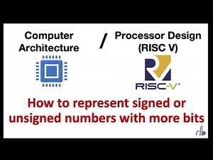18. Representing signed and signed numbers with more bits