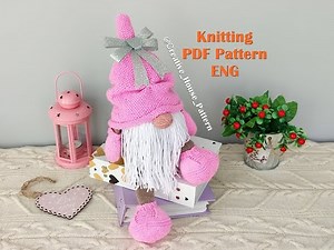 Christmas gnome knitting pattern