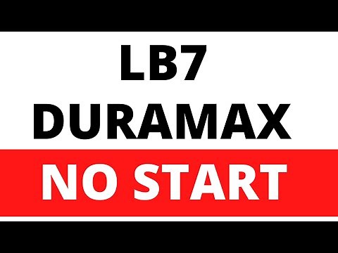 DURAMAX LLY CRANK NO START