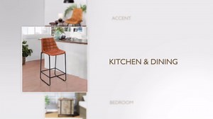 Benzara Rena Bar Height Table- 48 Inch Rectangular White Sand Mahogany Wood