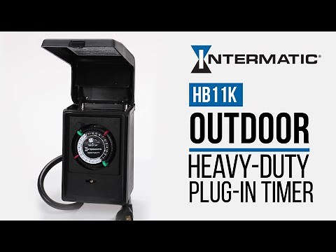 Install the HB11K Outdoor Heavy-Duty Plug-In Timer from Intermatic This Season